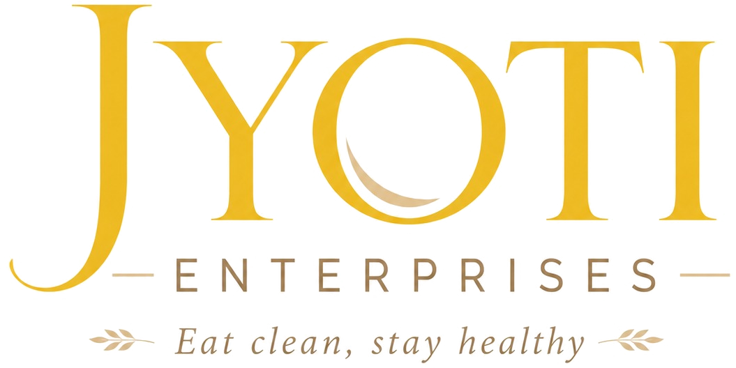 Jyoti Enterprises logo — Eat clean, stay healthy